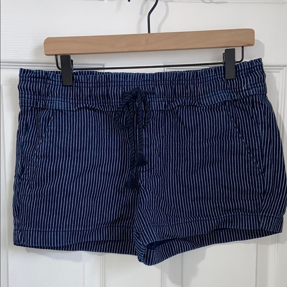 LOFT nautical stripe pull on shorts